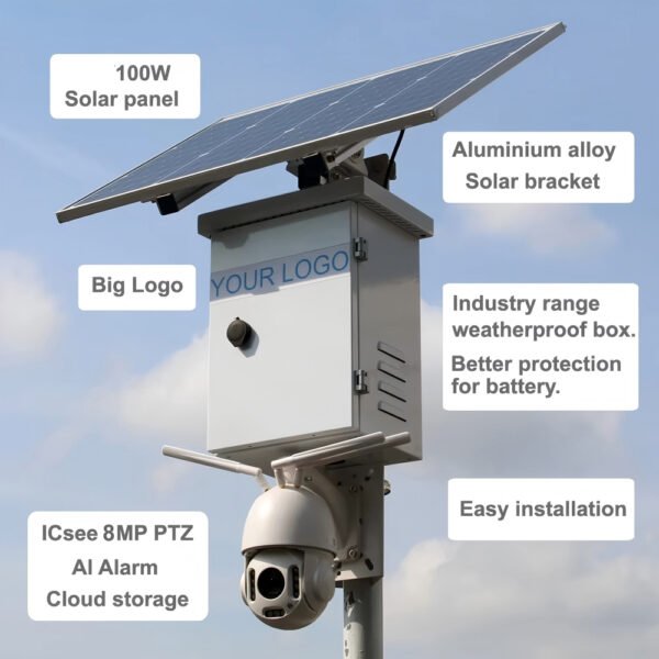 solar powered security camera
