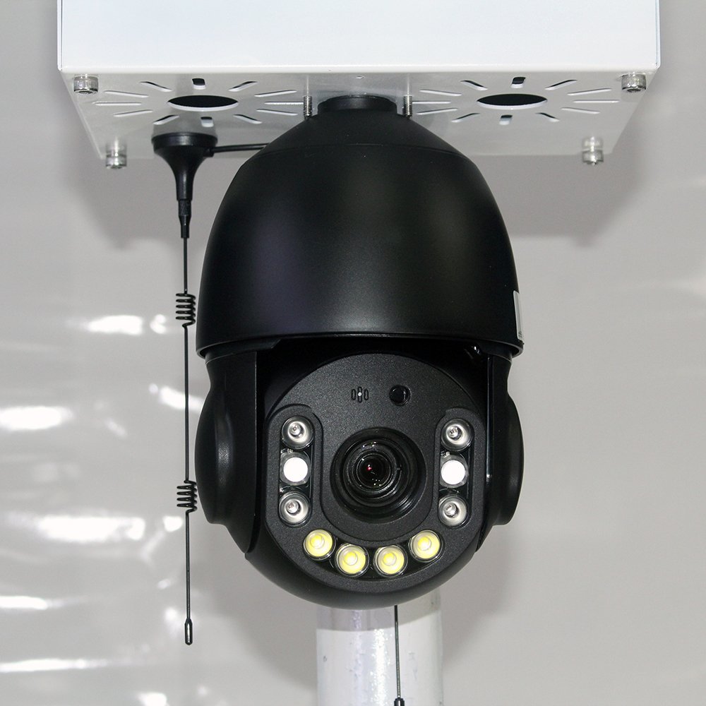 IP66 equipment box with camera, network and power connections for the CS100-G432