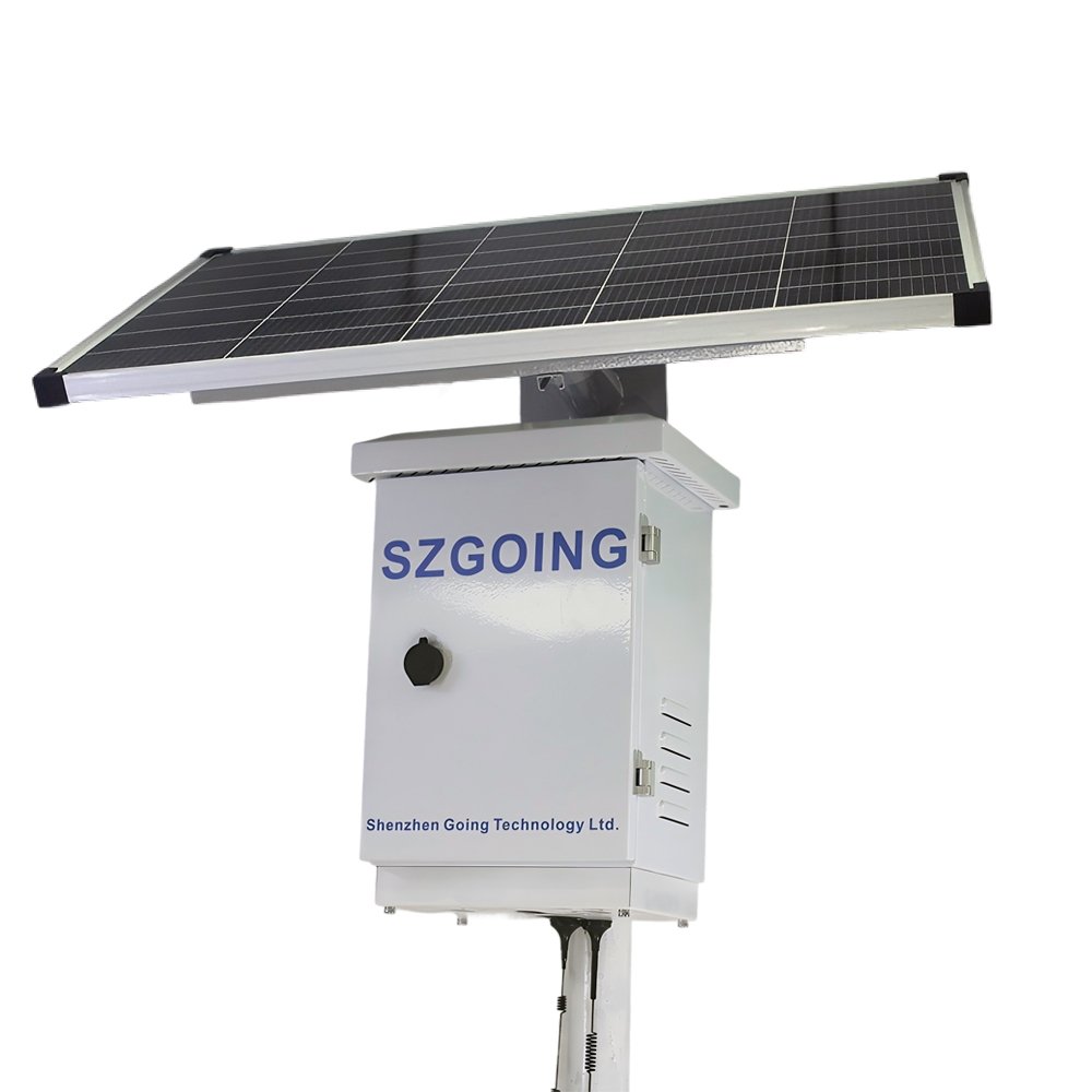 SZGOING CS100-G432 100W solar power system for up to two off-grid security cameras